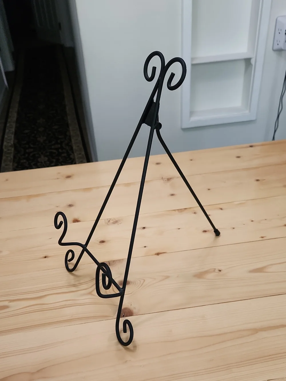 Black Metal Easel Stand Tabletop Cookbook Art Photo Display 15